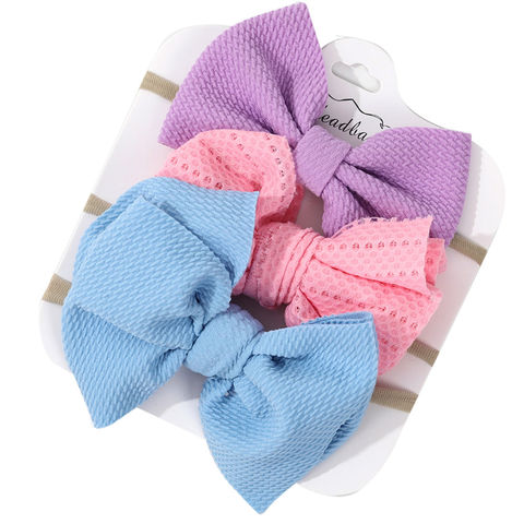 Baby Girl's Hair Clips Cute Hair Bows Baby Elastic Hair Ties Hair