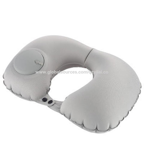 Self Inflatable Cushion Portable Rest Air Pillow Compact Travel Camping  Office