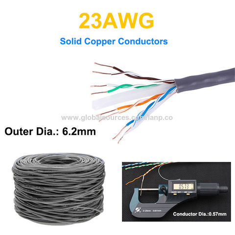 50M CAT6 ETHERNET PURE COPPER CABLE REEL/DRUM - GIGABIT UTP NETWORK LAN  RJ45: : Computers & Accessories