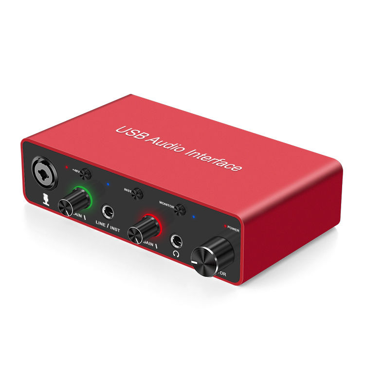 Buy Wholesale China Usb Audio Interface Solo 48v Phantom Power 24bit192khz For Recording 5491