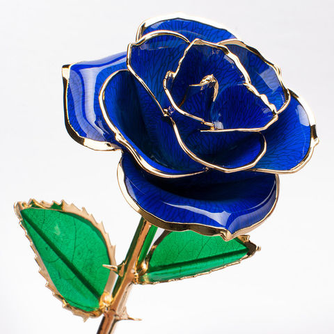 Echte Goldrose, handgefertigte Blume, Seidenblumen Großhandel Lieferanten - Hersteller von Seidenblumen