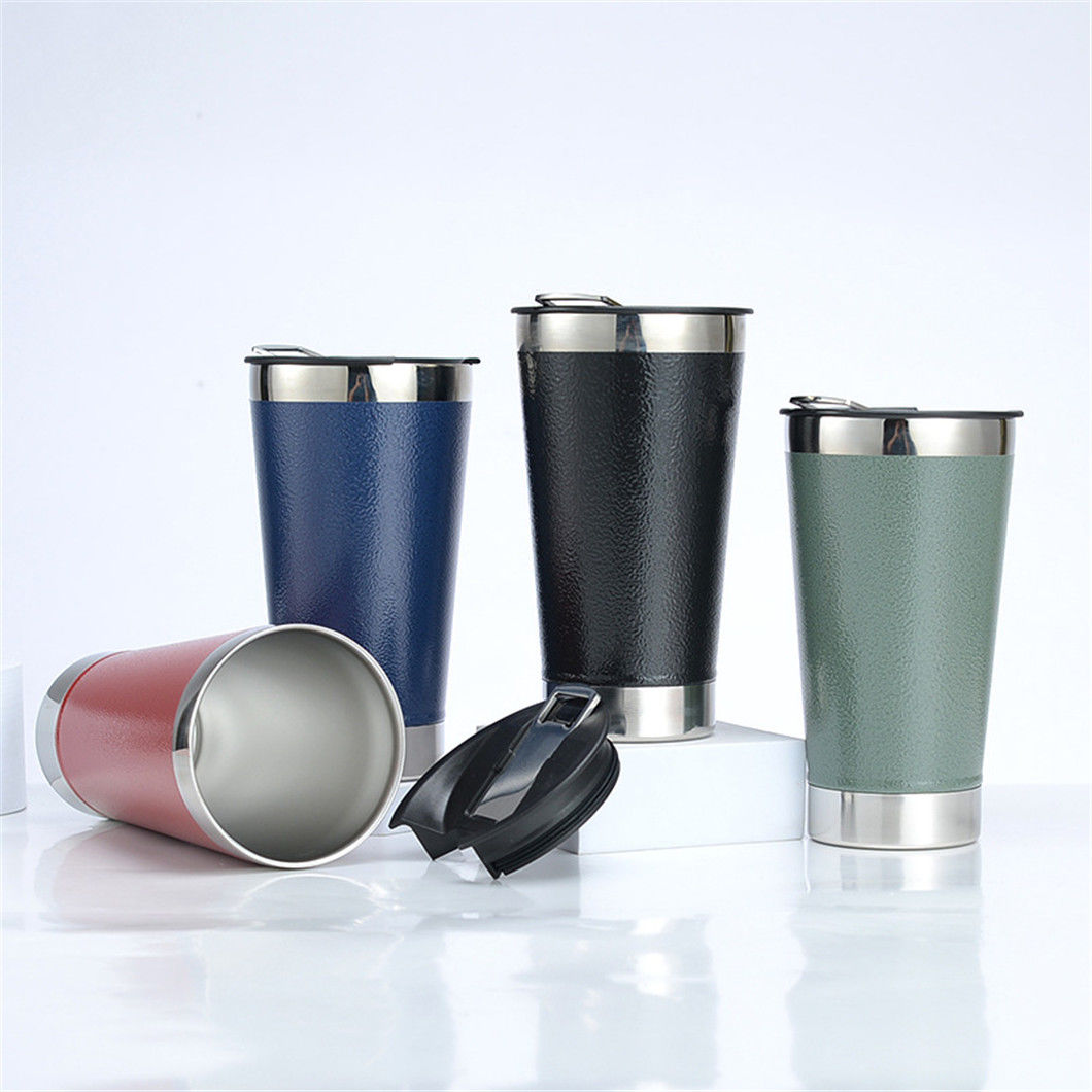 New Type Bingba Stainless Steel Heat Preservation Coffee Beer Cup with  Handle and Straw - China Mug and Tumbler Cups price