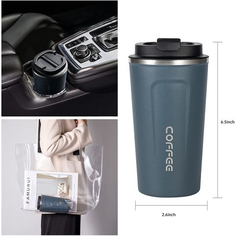 10 oz. Colored Stainless Steel Vacuum Insulated Coffee Mug