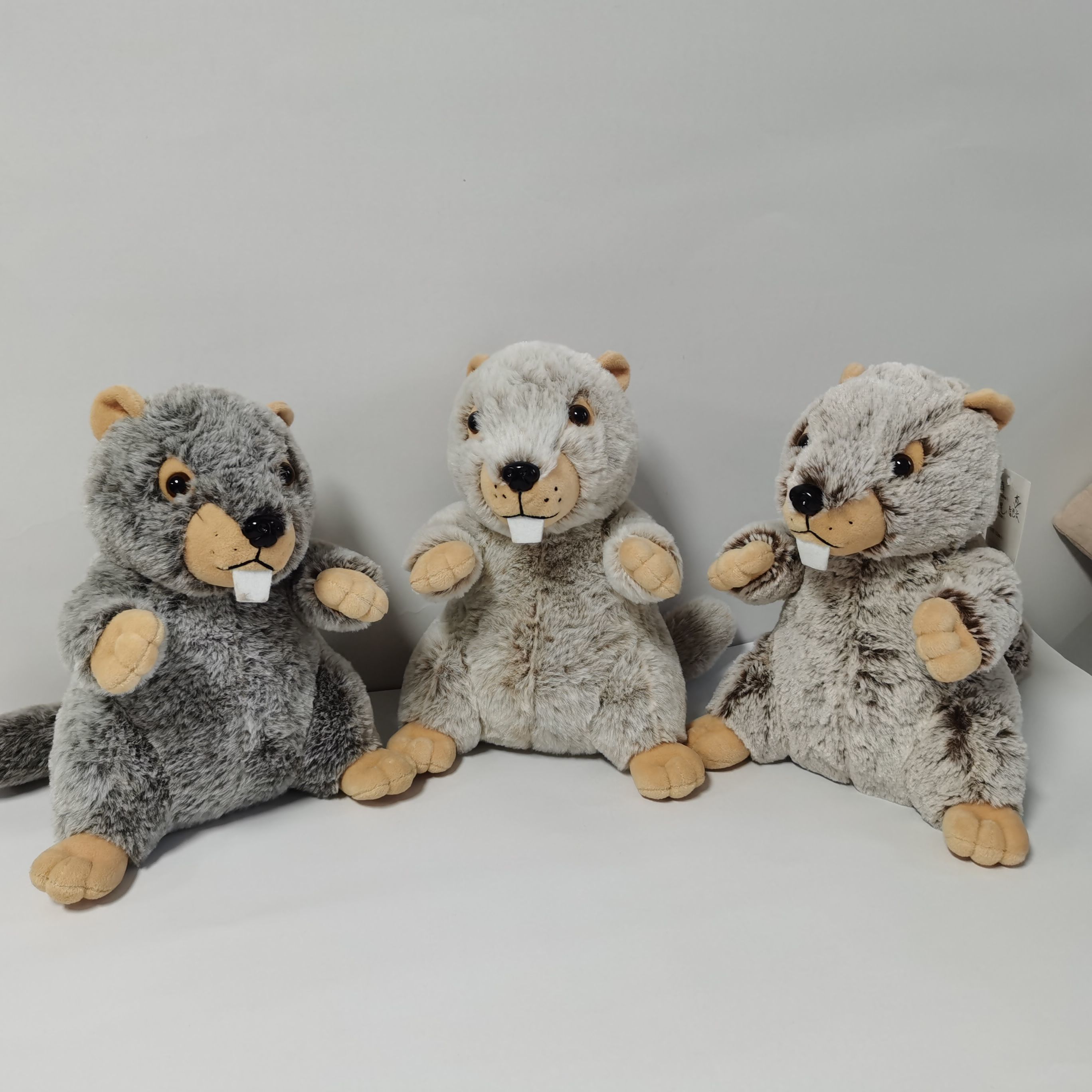 Plush New Cute Stuffed Woodchuck Doll Children Company Pillow Key Chain