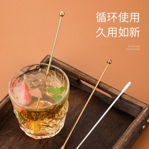 Buy Wholesale China Stainless Steel Bar Cocktail Swizzle Stick Stirrer Rod  - - & Stainless Steel Stirrer Rod at USD 1.83