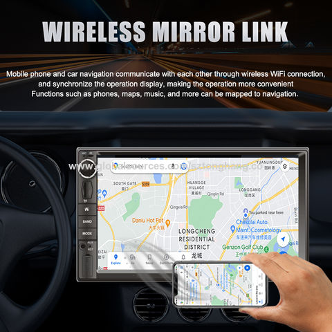 1din 6.2inch écran Carplay Android-auto Radio Voiture Stéréo Bluetooth Mp5  Player 2usb Fm Récepteur Le