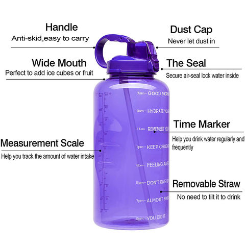 Water Measurement Custom Bottle - Stay Hydrated
