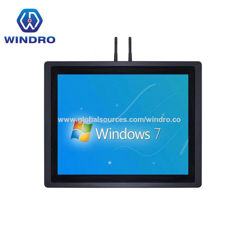 Leitor RFID Embutido Tela Sensível ao Toque Windows À Prova D'Água 10 19 polegadas Painel Frontal Sensível ao Toque Computador Tablet PC Industrial