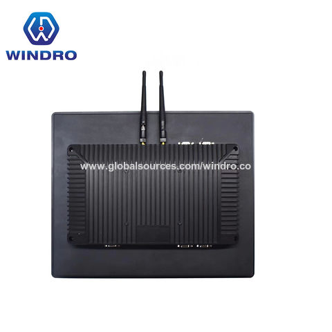 Leitor RFID Embutido Tela Sensível ao Toque Windows À Prova D'Água 10 19 polegadas Painel Frontal Sensível ao Toque Computador Tablet PC Industrial