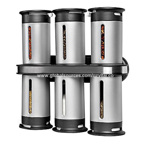 Buy China Wholesale Zevro Zero Gravity Magnetic Spice Rack With 12