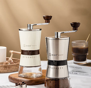 Moulin à café manuel, moulin à café manuel avec moulin à café à main en  céramique pour les voyages de bureau à domicile