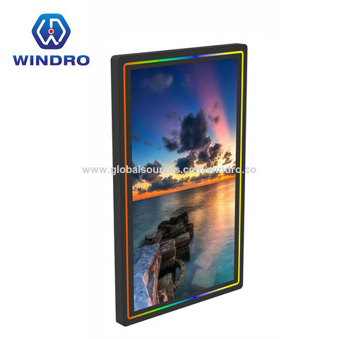 Monitor Gaming LED Halo Bezel 23.8 Inci dengan Panel LCD Murni 300 Cd/m2 untuk Gaming