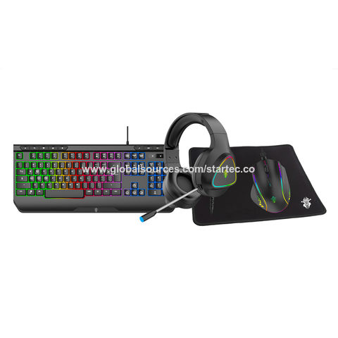 مجموعة ألعاب RGB 4 في 1 خاصة وحصرية ST-COM8908 - طقم ألعاب احترافي