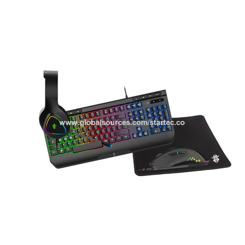 مجموعة ألعاب RGB 4 في 1 خاصة وحصرية ST-COM8908 - طقم ألعاب احترافي
