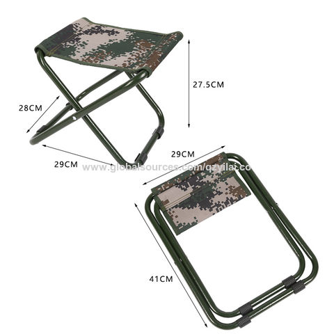 Foldable Portable Aluminium Beach Chair with Cooler Folding Stools