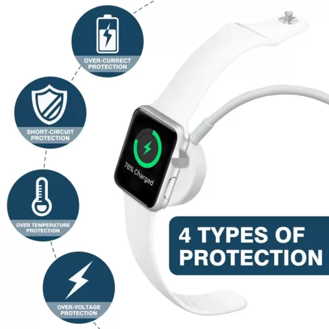 Chargeur magnétique sans fil pour Apple Watch, pour Apple Watch série 8 7 6  5 4 3 2 1 SE Type C, charge rapide, pour Iwatch Ultra 49mm