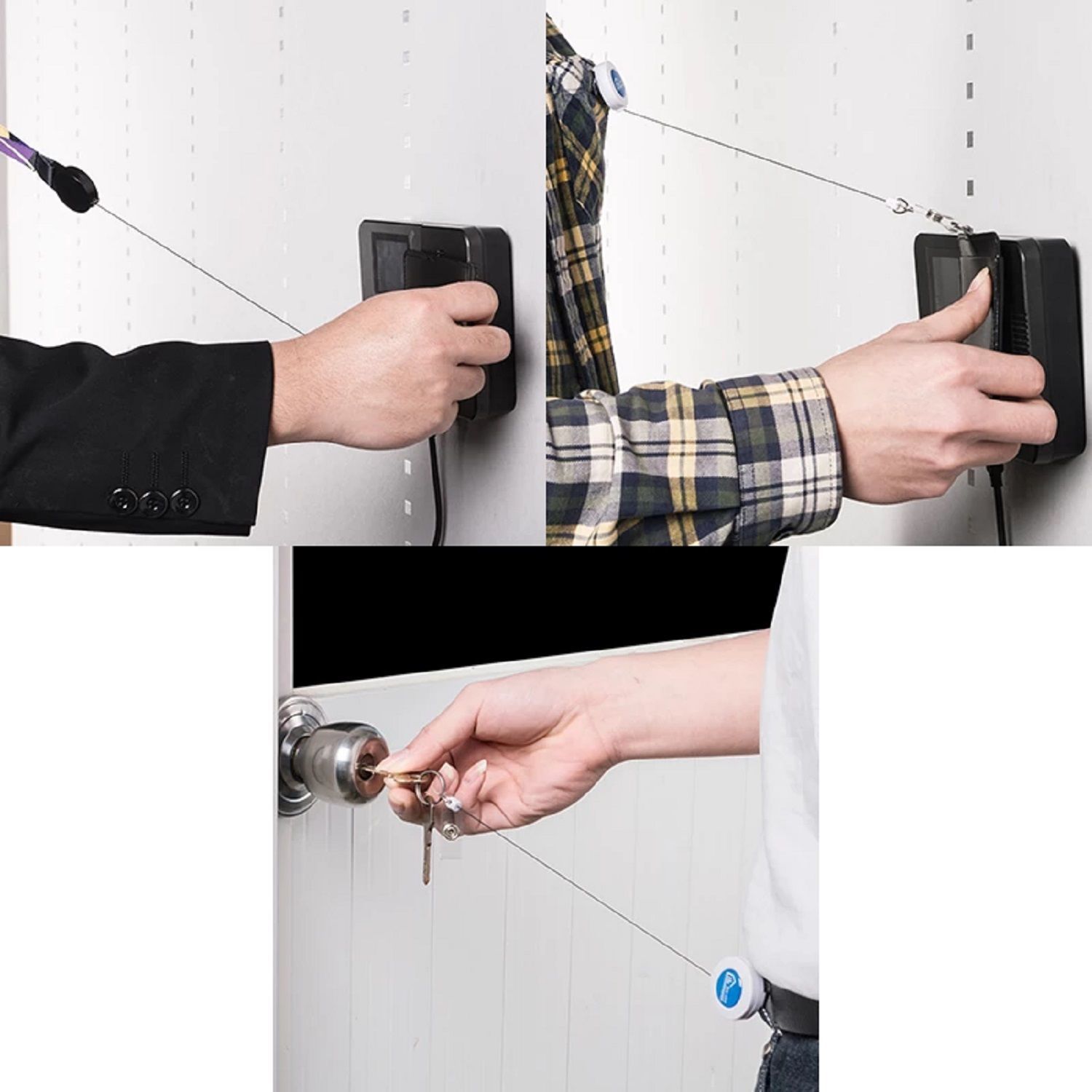 Buy Wholesale China Vertical Pu Leather Holder Cheap Bank Credit Card Safety Holders & Badge