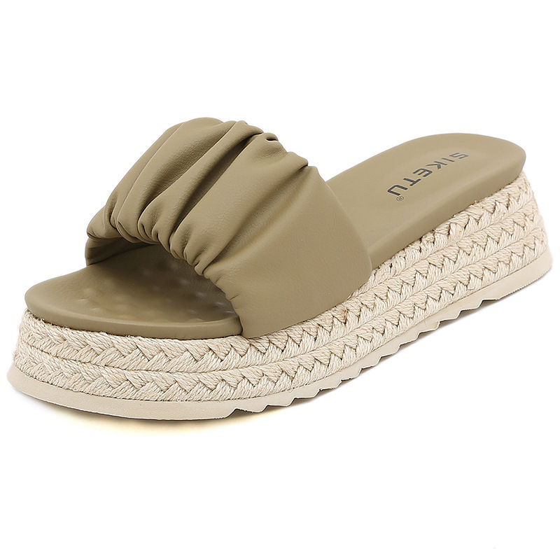 New Arrival Thick-Soled Slippers Women's Summer Outer Wear Beach