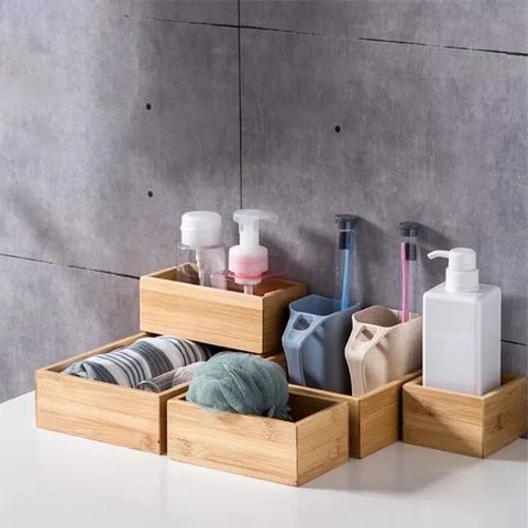 Makeup Storage Organizer Makeup Portable Acrylic Cosmetic Storage Box,  Transparent Drawers Jewelry Box Cosmetic Holder For Dresser And Bathroom