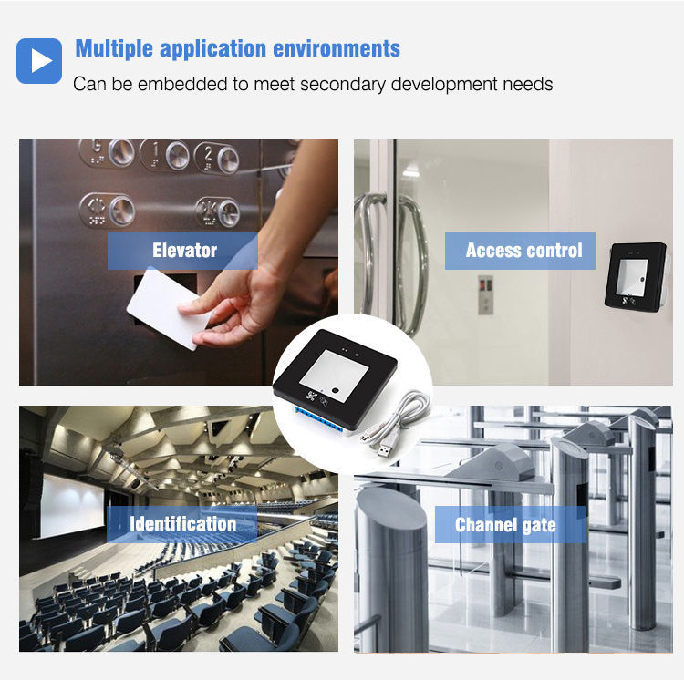 Wiegand Rs232 Usb Qr Qode Access Smart Card Reader 2d Embedded Barcode ...