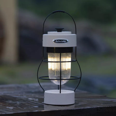 Portable Camping Lantern Atmosphere Lamp Rechargeable Outdoor