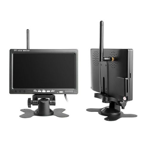 Kit de cámara inalámbrica de respaldo y monitor para automóvil, cámara de  visión trasera inalámbrica de visión nocturna impermeable, monitor LCD de 7