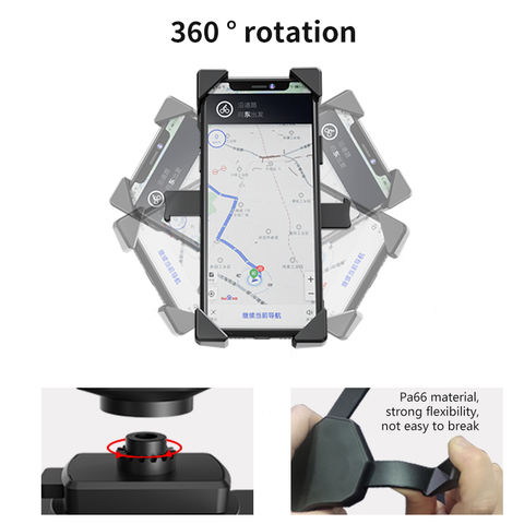 Support de téléphone de vélo universel à 360° à double clip - Chine Support  pour vélo et support pour vélo prix