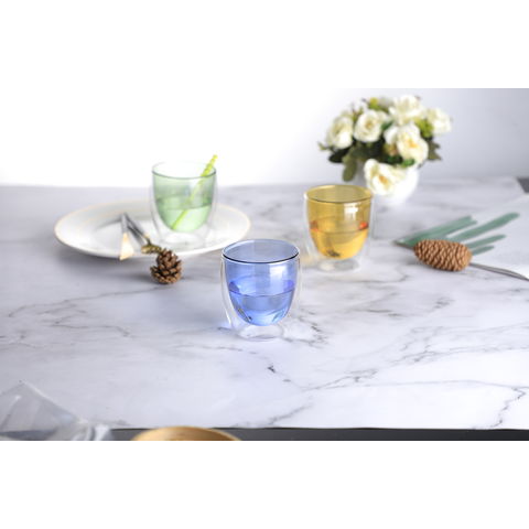 Buy Wholesale China Double Walled Glass 2pack 350ml Transparent