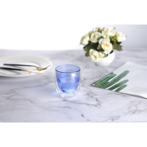 Buy Wholesale China Double Walled Glass 2pack 350ml Transparent