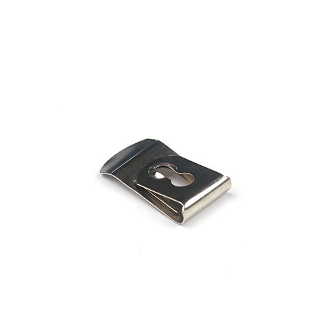 Factory Direct High Quality China Wholesale Custom Stainless Steel Metal  Wallet Clip U-shaped Spring Clip Leather Belt Clip $0.1 from Dongguan  ShuangXin Industry Co.,Ltd