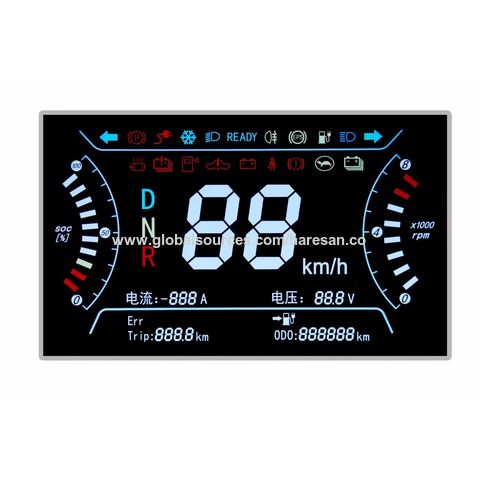 Fabricant d'écrans LCD personnalisés pour chronomètres de vélo