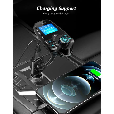 Transmisor FM Bluetooth para coche Adaptador inalámbrico de radio Bluetooth  US