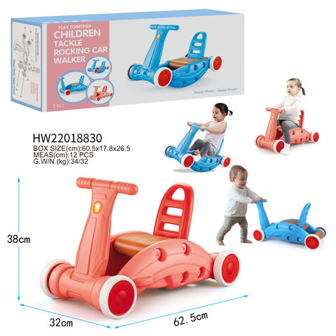 Kaufen Sie China GroBhandels Neue Baby Walker Trolley Montage Schaukel Pferde Auf Spielzeug Fur Kleinkinder Lernen Walking Kinderwagen Roller Auto Geschenke Kinderwagen und Fahrt Auf Auto zu einem Pre...