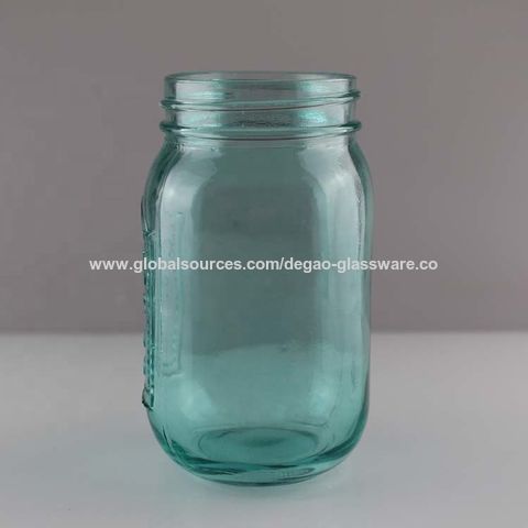 gradient color square 480ml 500ml 16oz mason glass mason mug mason