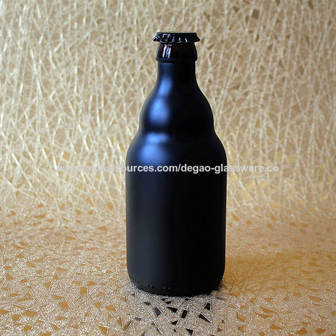 Beer bottle craft 330ml crown glass amber