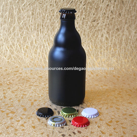 Beer bottle craft 330ml crown glass amber