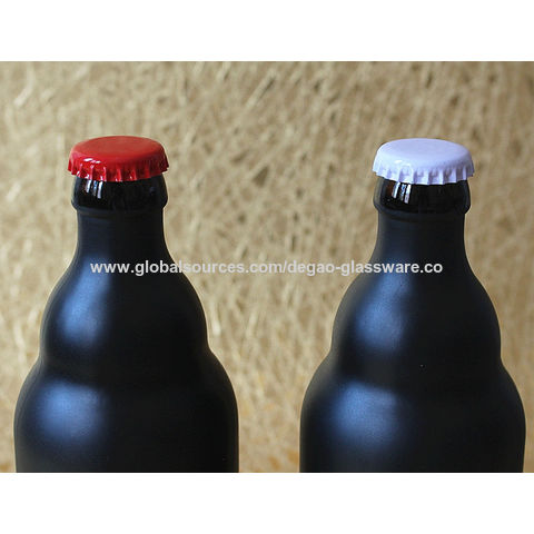 Beer bottle craft 330ml crown glass amber