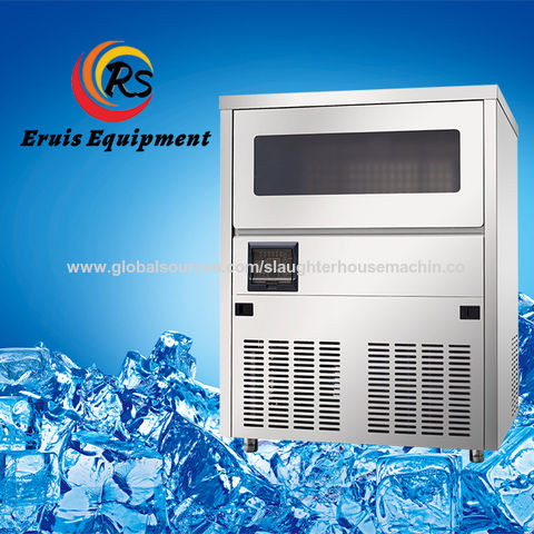 Máquina de hacer bloques de hielo cuadrado grande de 10kg, máquina de bloques de hielo grande de 1000kg a la venta