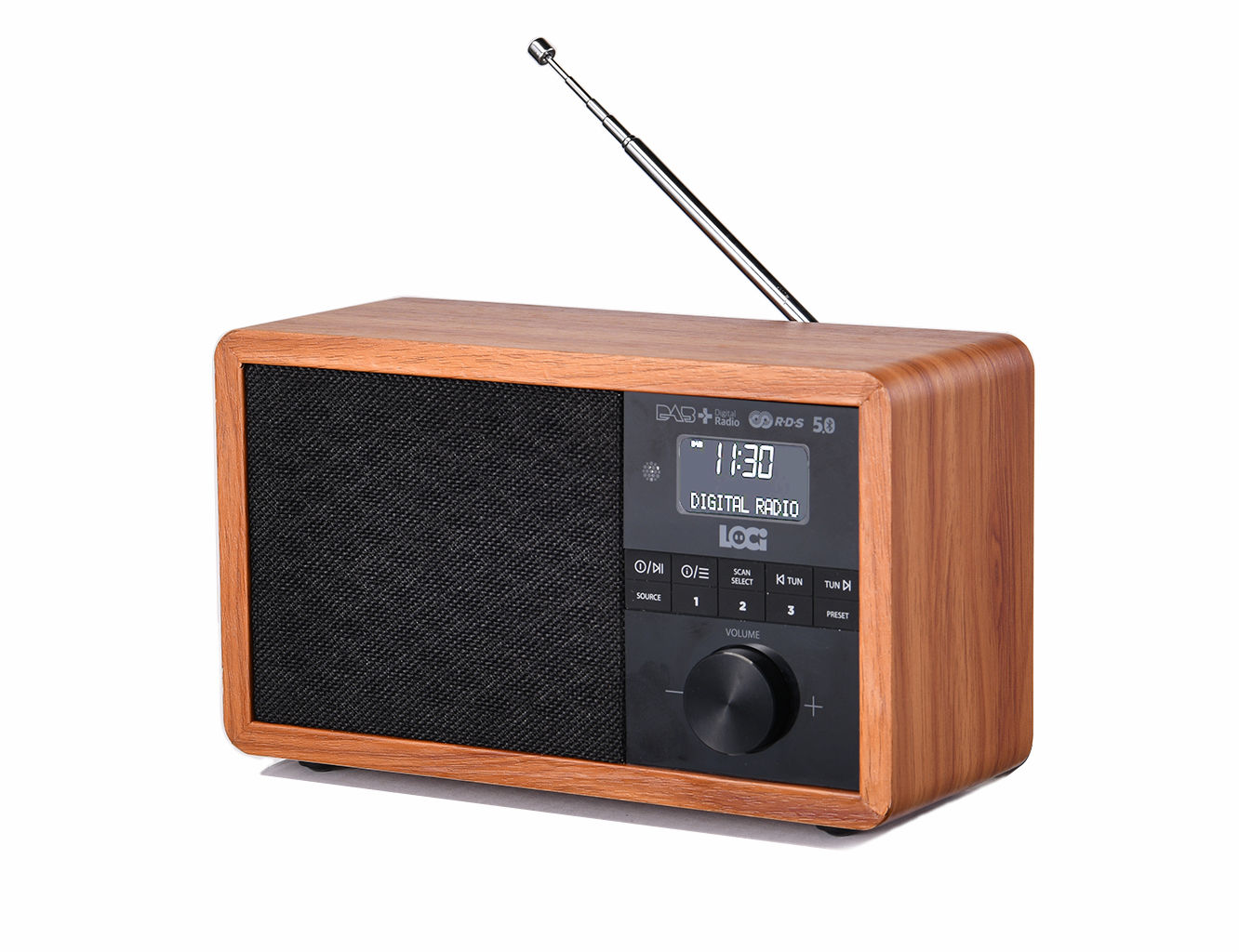Buy Wholesale China Retro Dab/dab+ Fm Digital Radio Wooden Alarm Clock