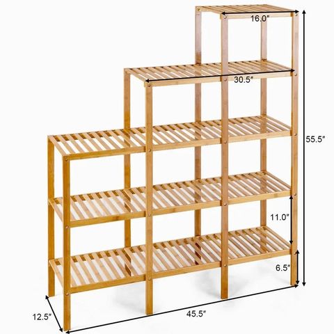 Buy Wholesale China 3/4 Tier Bamboo Corner Shelf Stand Rack Kitchen Bathroom  Storage Organiser Spice Kitchen Rack & Corner Shelf at USD 7.9