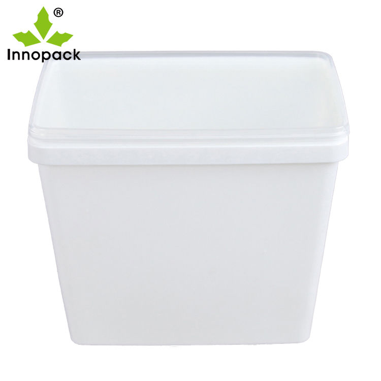 3.7L Food Grade Square Plastic Container with Lid - China Plastic Food  Container, Plastic Storage Container