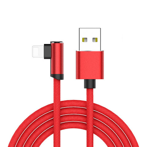 Câble tressé Rouge USB-C