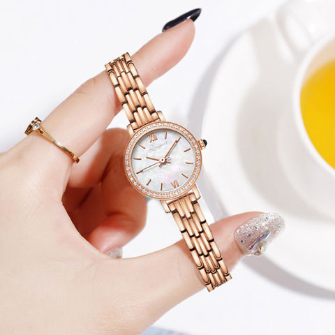 Comprar Reloj LED popular redondo para mujer, reloj cuadrado a