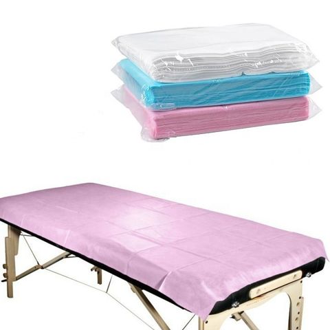 100pcs Drap de lit jetable Couvre-lit imperméable Beauté Spa Tatouage  Massage Hôtels Draps de lit Anti-D