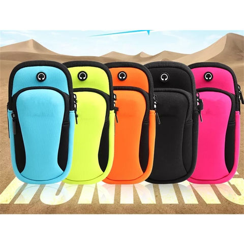 Braçadeira Esportiva Unissex Impermeável Universal para Celular, Bolsa de Braço para Corrida e Esportes ao Ar Livre