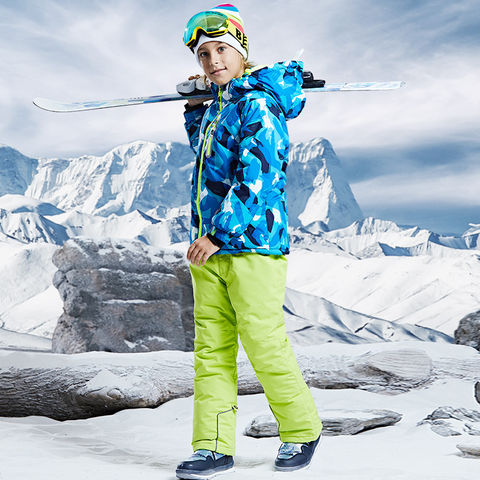 Pantalones de esquí para niños y niñas, ropa de esquí y snowboard, a prueba  de viento