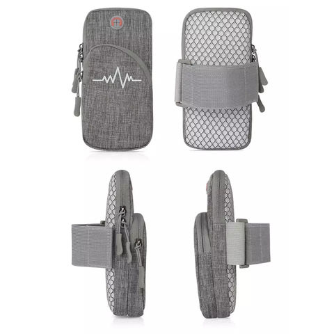 Braçadeira Esportiva Universal Impermeável para Corrida e Fitness ao Ar Livre - Bolsa de Braço/Punho