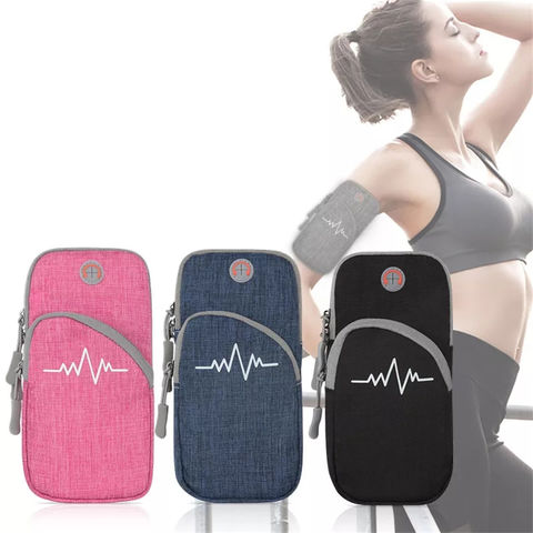 Braçadeira Esportiva Universal Impermeável para Corrida e Fitness ao Ar Livre - Bolsa de Braço/Punho