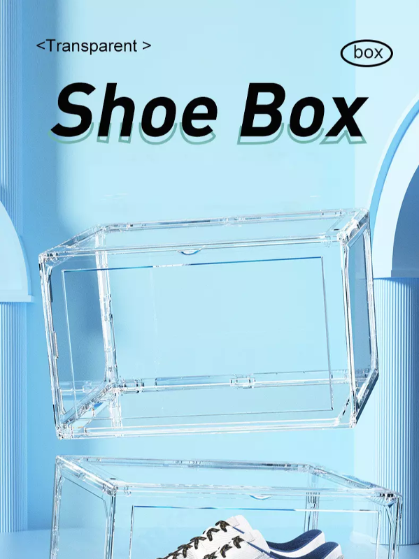 Usine Sneakers Boîte de rangement acrylique transparente empilable de  chaussures en plastique Boîte de rangement Aj Boîte de collecte de  basket-ball - Chine Boîte à chaussures en plastique transparent et  l'utilisation d'accueil