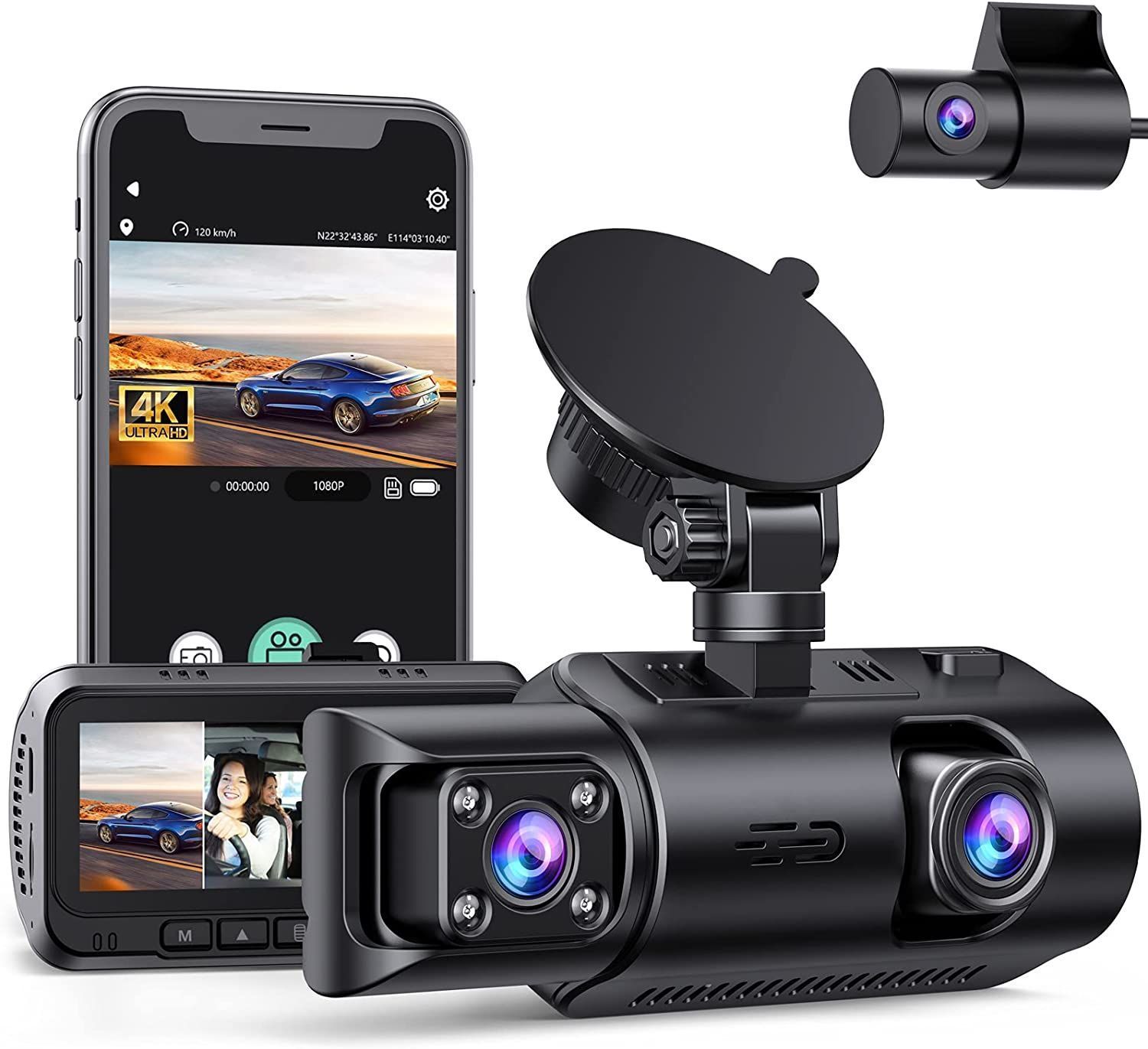 Buy Wholesale China Hot Selling Car Dual Dash Cam 4 Inch Lcd Fhd 1080p ...